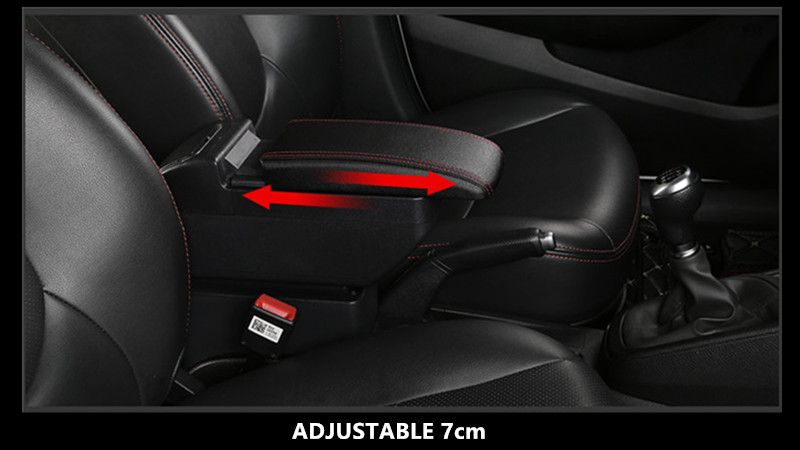 Perodua Aruz Double Layer Arm Rest Armrest 7 USB Console 